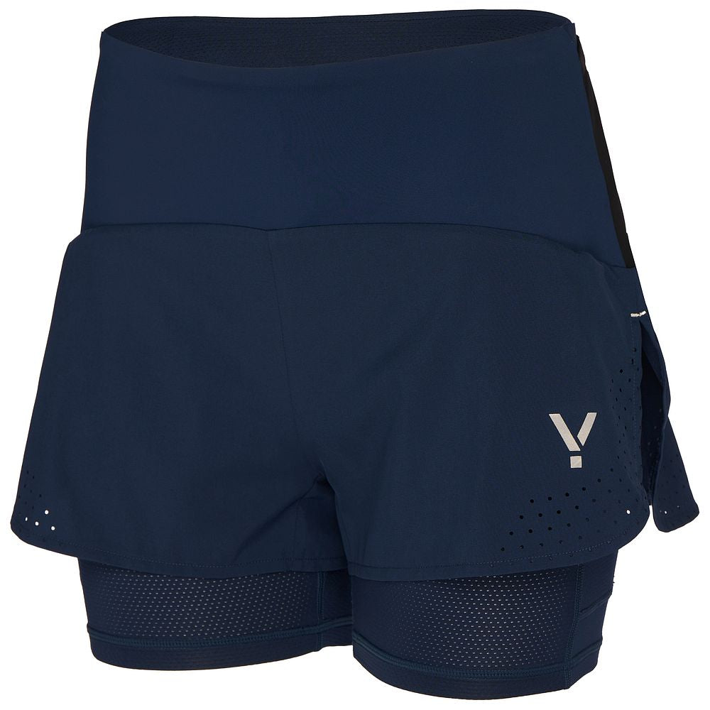 Womens Tern 2-in-1 Trail Shorts (Navy)