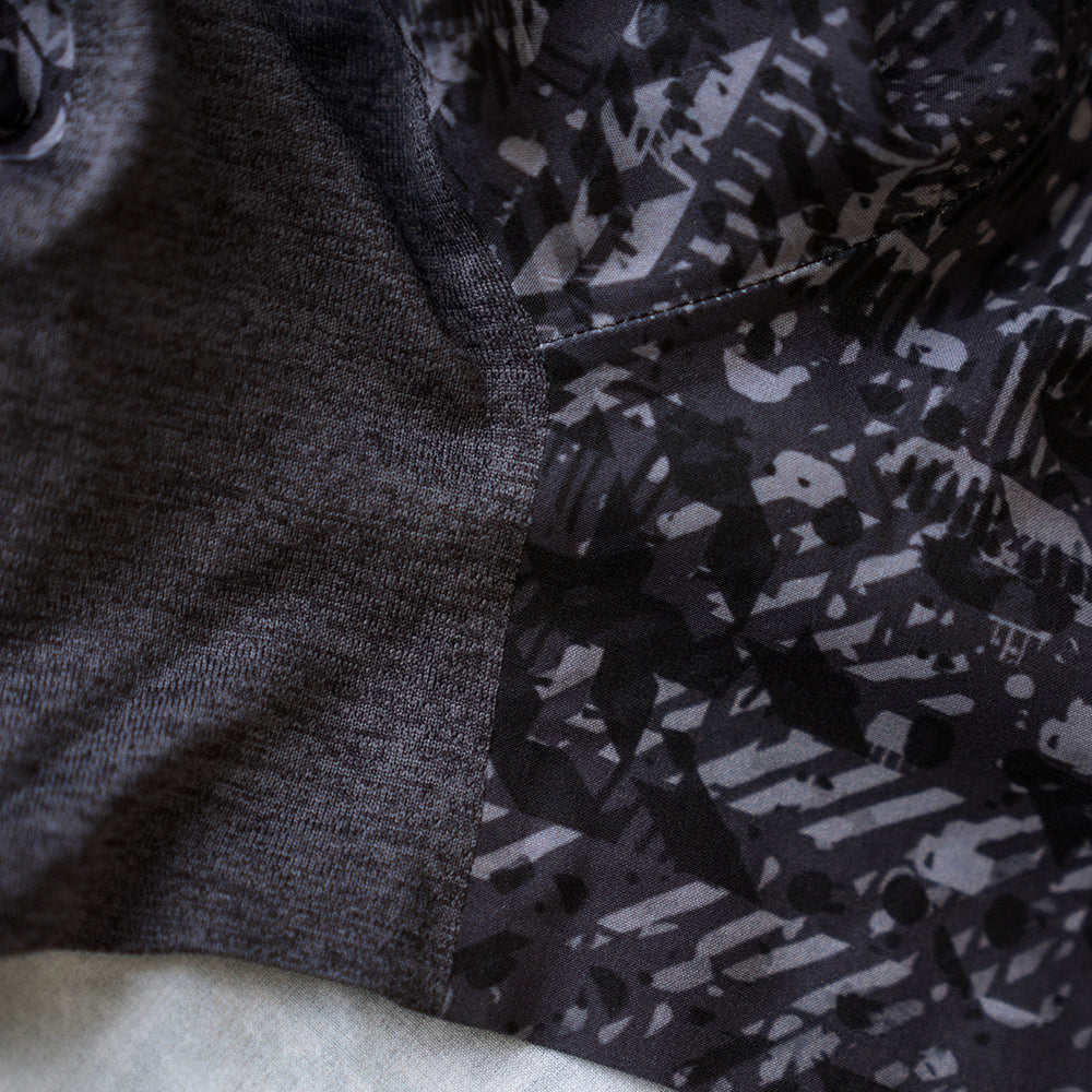 Womens Luna Shorts (Graphite Print)