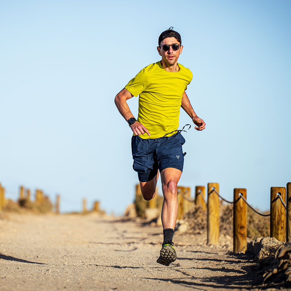 Mens Tern 2-in-1 Trail Shorts (Navy)