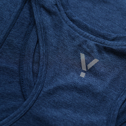 Womens Stellar Tech Singlet (Navy)