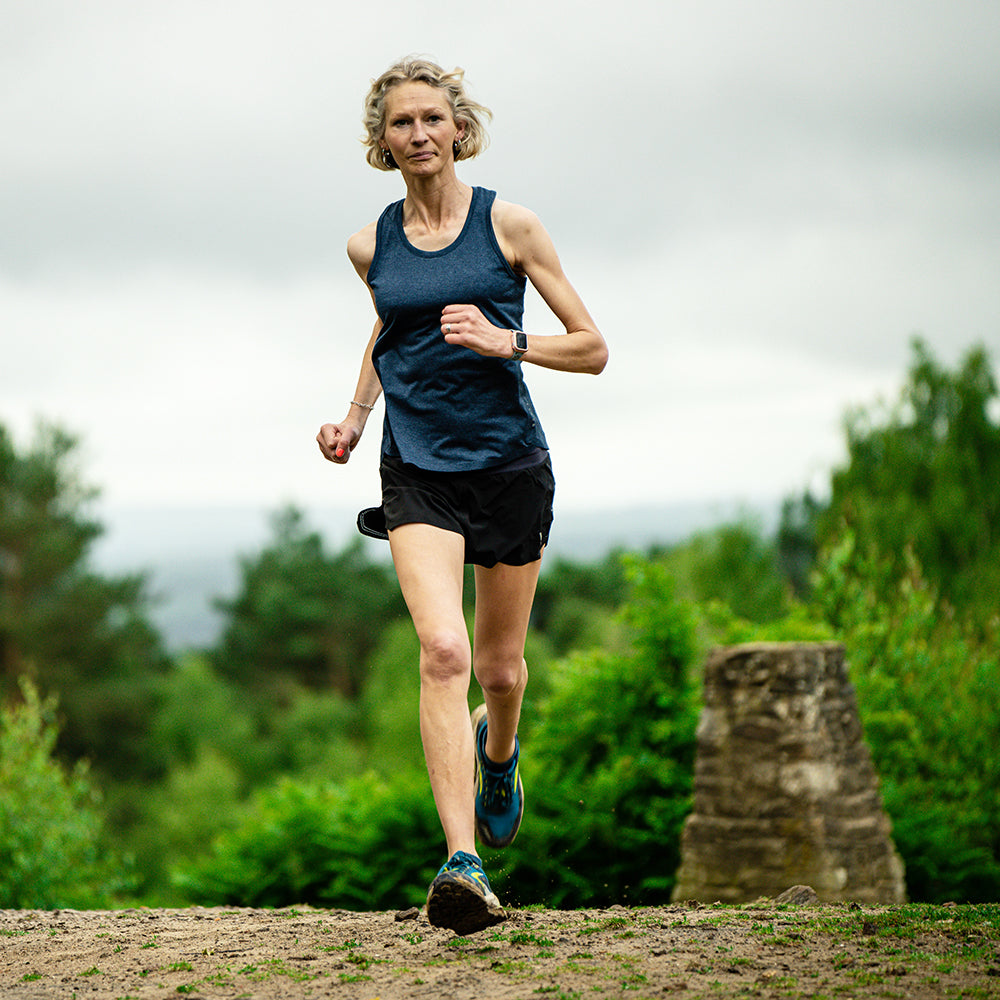 Womens Stellar Tech Singlet (Navy)