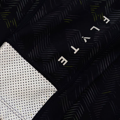 Womens Eos Reflective Tights (Graphite/Citron Print) | Flyte